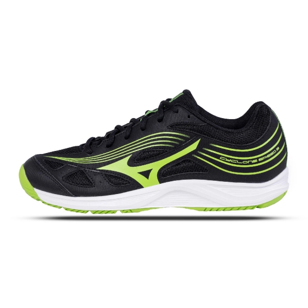 Giày Cầu Lông Mizuno Cyclone Speed 3 - Đen Xanh Chính Hãng